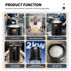 Olla <span class=keywords><strong>Arrocera</strong></span> Comercial de Acero Inoxidable WINNERS de 45L, Olla <span class=keywords><strong>Arrocera</strong></span> y Calentador, Vaporera, 220v, Olla <span class=keywords><strong>Arrocera</strong></span> <span class=keywords><strong>para</strong></span> <span class=keywords><strong>Sushi</strong></span> - Product Image 3
