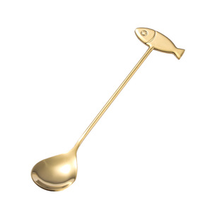 ช้อนคนสแตนเลส304รูปการ์ตูนสุดสร้างสรรค์ช้อนกาแฟรูปแมวน่ารักช้อนตักขนมหวานเค้กขายส่ง - Product Image 6