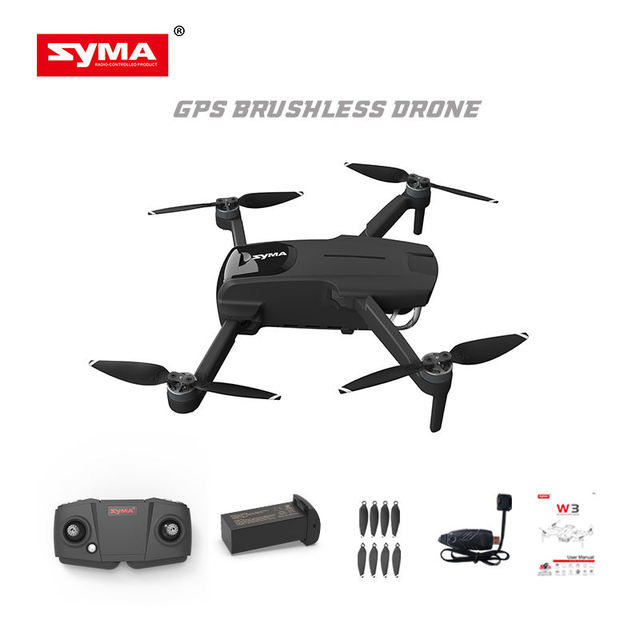 Professional W3 With 2K 5G Wifi FPV RC Drone Quadcopter Brushless Motor 400m EIS GPS Quadcopter Foldable Drone Toys