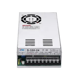LED S-350-24 power supplies 1A 2A 3A 5A 8A 10A 15A 20A 30A 5v 12v 24v 48v ac dc industrial smps Single switching power supply