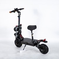 Trottinette électrique pliable LEO 5600W 20Ah 60V avec pneus larges