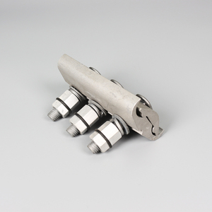 Chất <span class=keywords><strong>l</strong></span>ượng cao 3 <span class=keywords><strong>l</strong></span>ỗ song song rãnh nhôm hợp kim Cáp kẹp với 3-Bu <span class=keywords><strong>l</strong></span>ông phần cứng thiết bị đầu cuối cho công nghiệp trên không sử dụng KS - Product Image 4