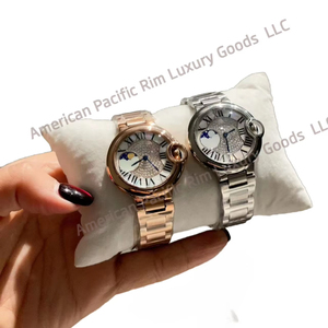 Reloj de Pareja Dial Original de Moda, Reloj de Oro para Mujer y Hombre, Reloj de Pulsera de Lujo al por Mayor, Relojes de Pareja de Negocios con Diamantes BV - Product Image 1