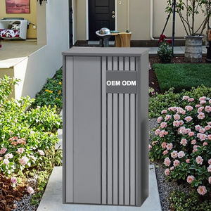 Conception personnalisée Boîte <span class=keywords><strong>aux</strong></span> <span class=keywords><strong>lettres</strong></span> décorative en aluminium écologique en métal pour bureau de poste Emballage de boîte postale avec logo - Product Image 1