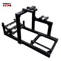 Châssis de simulation de course automobile personnalisé à bas prix, profilé en aluminium pour un confort optimal avec un simulateur de course automobile incliné