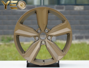 Cerchi in Lega di Alluminio Forgiati Neri con Finitura Lavorata Bronzo Opaco Disponibili 8JX18 5*112 per <span class=keywords><strong>Audi</strong></span> A3 A4 A4 Allroad A5 S3 <span class=keywords><strong>Q3</strong></span> - Product Image 1