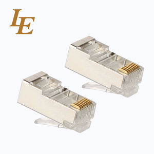 Conector Ethernet RJ45 Metálico de 4 Pines, Mini Plug AMP CAT6 CAT5 RG45 - Product Image 2