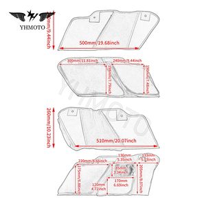 สำหรับ Harley Touring flhtkl flhxs flhx <span class=keywords><strong>Road</strong></span> <span class=keywords><strong>King</strong></span> Glide EFI 2014พิเศษ<span class=keywords><strong>2018</strong></span>รถจักรยานยนต์ไนลอน saddlebag ซับกระเป๋าภายในถ้วย - Product Image 3