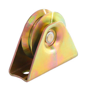 Roue universelle en acier métallique avec rainure U/V/Y pour <span class=keywords><strong>rail</strong></span> <span class=keywords><strong>de</strong></span> guidage <span class=keywords><strong>de</strong></span> <span class=keywords><strong>porte</strong></span> <span class=keywords><strong>coulissante</strong></span> extérieure ou clôture - Product Image 6