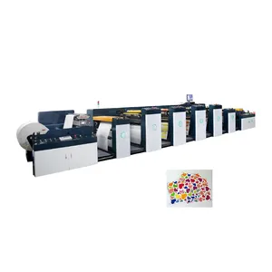 Máquina de impresión Flexo, máquina de impresión en 4 colores, unidad tipo Flexo