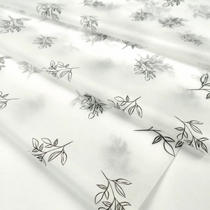 Tùy chỉnh in giấy da mờ giấy cho thương hiệu sang trọng bao bì bánh tờ không thấm nước chưa tẩy trắng hoa gói giấy - Product Image 3