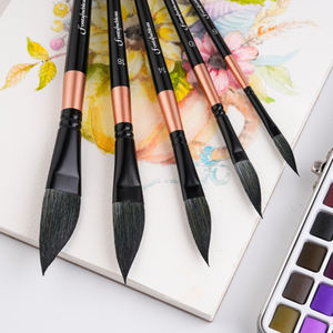 Set de Pinceles de Aguarela Fontainebleau de 5 Piezas, Tipo Aguja, Mango de Madera, Calidad Artística, Venta al por Mayor - Product Image 2