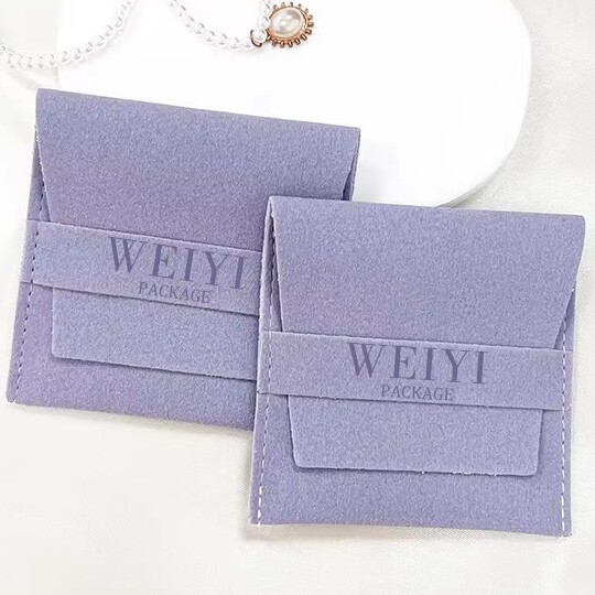 Jewelry Packaging Bag Suede Velvet Microfiber
