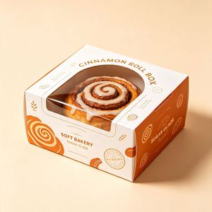 Celebration Bakery Birthday Cake Box Eco-Friendly Recyclable Square Rigid White Cardboard Clear <b>Window</b> Magnetic Closure Reusable - Product Image 5