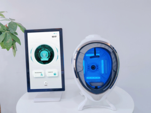 เครื่องวิเคราะห์ผิวหน้าแบบพกพาสำหรับขายส่ง เครื่องทดสอบความชุ่มชื้นและน้ำมันบนผิวหน้า อุปกรณ์วินิจฉัยสภาพผิวสำหรับร้านเสริมสวย - Product Image 2