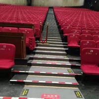 Housse de siège avec logo personnalisé Salles de réunion scolaires, stades cinéma banques housse de siège tissu pour chaise d'église