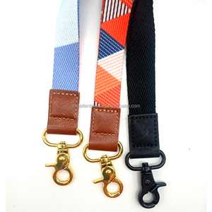 Lanières colorées de mode et de beauté en gros avec logo, lanière personnalisée à <span class=keywords><strong>la</strong></span> vente chaude avec <span class=keywords><strong>boucle</strong></span> en métal, lanière en polyester - Product Image 5
