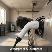 Câble de charge pour véhicule électrique de type 2, 16A, 11KW, 3 phases, 5 mètres, TPU IP65, chargeur de véhicule électrique avec TUV CE pour charge rapide sur borne murale