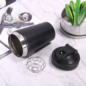 Garrafa de Proteína Térmica de Aço Inoxidável com Logo Personalizado, Isolamento Térmico de 6 Horas, Capacidade de 530/720ml, Misturador e Bico para Beber - Product Image 3