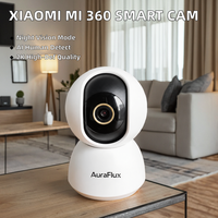 Caméra intelligente AuraFlux 360, résolution 2K, détection humaine par IA pour la sécurité domestique, prend en charge la surveillance à distance