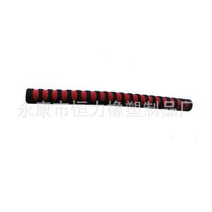 Nbr Housses de guidon en éponge noir rouge bicolore antidérapantes pour vélos de route diamètre intérieur 25,4 mm - Product Image 3