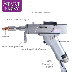 Qilin Dwt 20S Handheld Fiber Laser Laskop Voor 1.5kw 2kw Lasser Bwt 20S Dwt22 Bwt30c Single & Dual-Axis Wobble Las Schoon Hoofd - Product Image 2