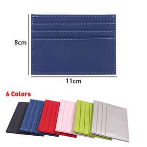 <span class=keywords><strong>Portafoglio</strong></span> Sottile Unisex in PU 110*80mm, Colori Semplici, Prezzo Competitivo, con Bordo Cucito, Accessorio da Viaggio - Product Image 2