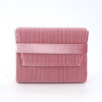 Plissierte Samt-Clutch für Damen, Faltbare Abendtasche, Hochzeits- und Bankett-Handtasche, Elegante Samt-Partytasche