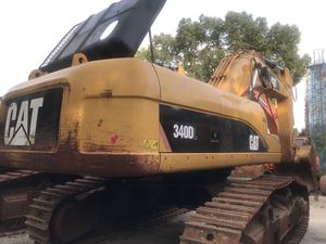 Excavatrice sur chenilles Caterpillar Cat 340 d'occasion, modèle 340D2, hydraulique, moteur C6.6, en stock – Vente chaude - Product Image 6