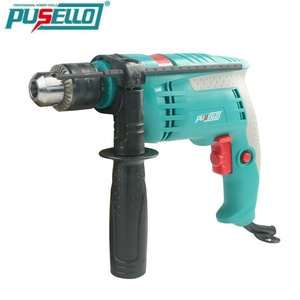 Mini perceuse PUSELLO 810W 13 mm à vitesse variable, outil électrique de qualité industrielle pour le perçage du béton et du bois - Product Image 1