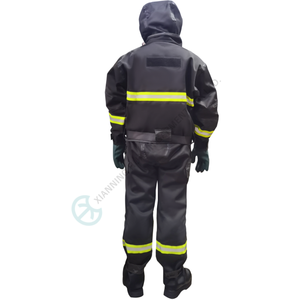 Split Nnclear Ropa de trabajo de protección contra la radiación Hazmat Anti-Radiación Overol <span class=keywords><strong>Traje</strong></span> de seguridad de resistencia química <span class=keywords><strong>nuclear</strong></span> - Product Image 4