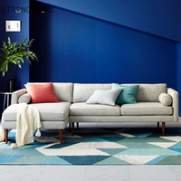 Luxe de haute qualité blanc Love Seat meubles de salon canapés nordique inclinable en forme de L causeuse canapé sectionnel