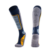 Chaussettes de ski unisexes à planche simple ou double avec fond en coton pour la randonnée et l'alpinisme