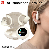 Auriculares Traductores con IA de 16 Idiomas, Traducción en Tiempo Real de Más de 164 Idiomas, Estuche Inteligente LED Impermeable IPX4 5.4