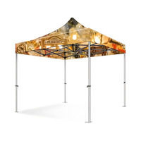 Tente publicitaire commerciale pour exposition 3x3 mètres, structure en aluminium pliable