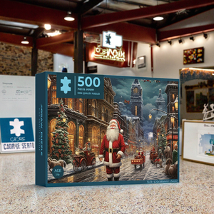 Tùy chỉnh cá nhân trị liệu Mê Cung Cổ Tích orld bản đồ câu đố spiel Linen kết thúc ghép hình câu đố 500-1000 mảnh trẻ em Câu đố nhà sản xuất - Product Image 2