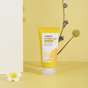 Limón Sparkling Peeling Gel Popular Face Wash Piel Purificante Exfoliante Sebum Clear Pore Care Calmante <span class=keywords><strong>Limpiador</strong></span> facial - Product Image 5