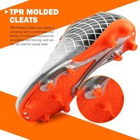 Chaussures Personnalisées Bon Marché de Qualité Supérieure en Cuir Synthétique PU, Crampons de Football Américain, Chaussures de Turf, Baskets de Football à Crampons