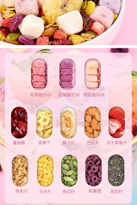 โยเกิร์ตเมล็ดเจีย <span class=keywords><strong>ข้าว</strong></span><span class=keywords><strong>โอ๊ต</strong></span>ผลไม้อบและต้ม อาหารเช้าทดแทนมื้ออาหาร พร้อมรับประทาน รับผลิตแบบ OEM/ODM - Product Image 5