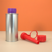 Bidon métallique vide de 350 ml anti-fuite pour huile moteur, avec logo personnalisé, pour additifs de carburant – Vente en gros
