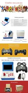 4.3インチポータブルミニアーケードレトロゲームクラシック格闘ゲームマシンアーケードゲームコンソール - Product Image 6