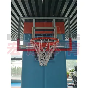 성인을위한 새로운 벽걸이 형 농구 후프 조정 가능한 농구 농구대 고정 농구 스탠드 시스템 실내