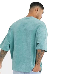 T-shirt de sport en coton léger imprimé de haute qualité, noir, avec taille personnalisée, tenue d'été pour hommes adultes - Product Image 2