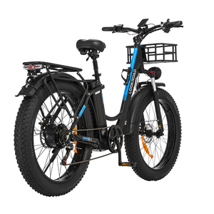 Bicicleta Eléctrica Plegable de 20 Pulgadas, 750W, 48V, 23Ah, 120km de Autonomía, Shimano de 7 Velocidades, Bicicleta Eléctrica Híbrida Plegable con Pantalla LCD USB - Product Image 6