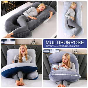 Meilleure Vente : Oreiller <span class=keywords><strong>de</strong></span> <span class=keywords><strong>Grossesse</strong></span> Ergonomique en U <span class=keywords><strong>pour</strong></span> Soulagement <span class=keywords><strong>de</strong></span> la Douleur à la Hanche et Soutien Dorsal, Idéal <span class=keywords><strong>pour</strong></span> le Troisième Trimestre - Product Image 4