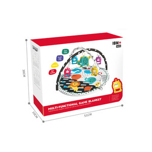Tapis d'éveil pour bébé en coton, jouet éducatif 3 en 1, non toxique, pour nouveau-nés jusqu'à 24 <span class=keywords><strong>mois</strong></span> - Product Image 5