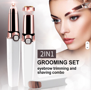 Vente en gros d'usine, épilateur pour femmes, rechargeable par USB, tondeuse à sourcils, épilateur électrique, rasoir facial pour femmes - Product Image 2