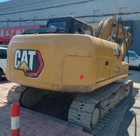 Excavatrice Caterpillar 313GC d'occasion, modèle 2022, moteur à faibles émissions Tier 3, boîte de vitesses, pompe/moteur hydraulique, faible consommation de carburant, 13 tonnes