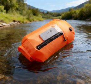 Bouée de camping gonflable en PVC avec logo personnalisé - Flotteur de sécurité pour les loisirs aquatiques en bord de lac en plein air - Product Image 1