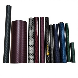<span class=keywords><strong>Tube</strong></span> hybride <span class=keywords><strong>carbone</strong></span>-<span class=keywords><strong>kevlar</strong></span>-aramide 3K à armure toile, haute résistance aux impacts pour l'aérospatiale et l'équipement sportif - Product Image 6